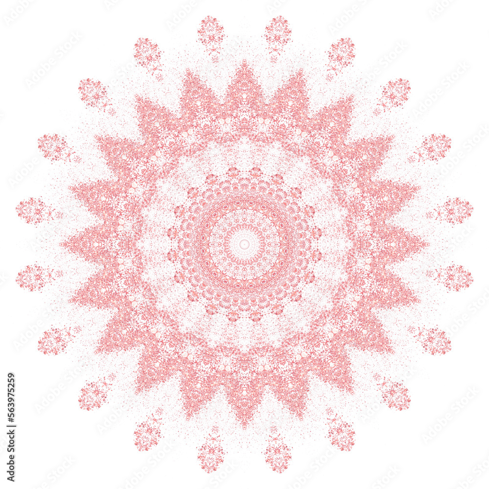 Rose Gold Mandala for meditating Rose Gold Mandala for meditating