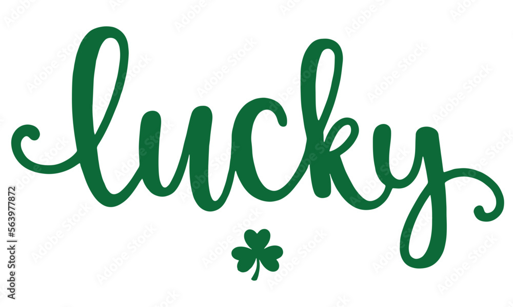 St Patricks Day Svg, Lucky Svg, Svg Files For Cricut, Shamrock Svg, St 