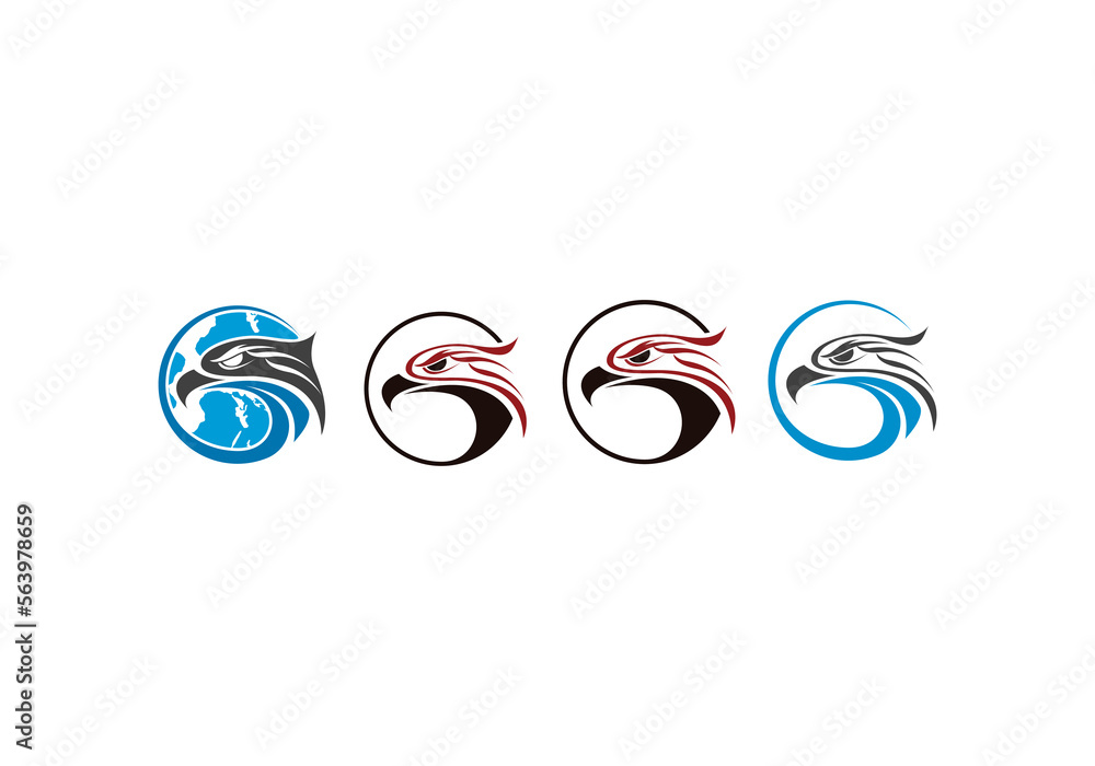 Fototapeta premium bird logo design 