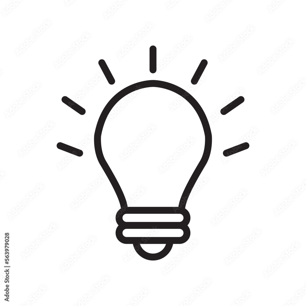 bulb icon design vector template bulb icon design vector template
