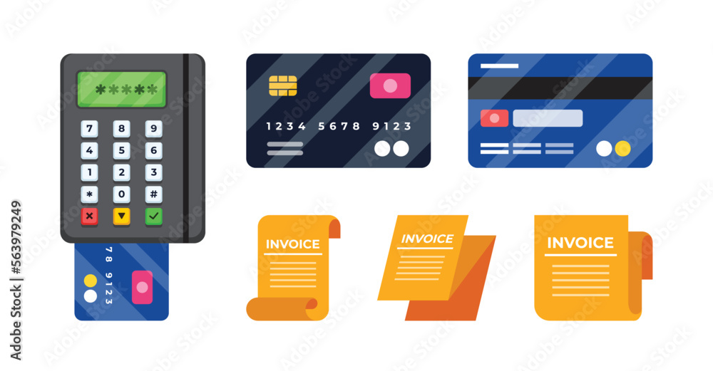 Vector payment machine and credit card.POS terminal.Debit credit card payment confirmation,invoice vector illustration in flat design.NFC payment concept.Isometric NFC payment concept. Vector payment machine and credit card.POS terminal.Debit credit card payment confirmation,invoice vector illustration in flat design.NFC payment concept.Isometric NFC payment concept.