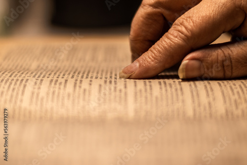 Wallpaper Mural Woman reading ancient book - Bible. Torontodigital.ca