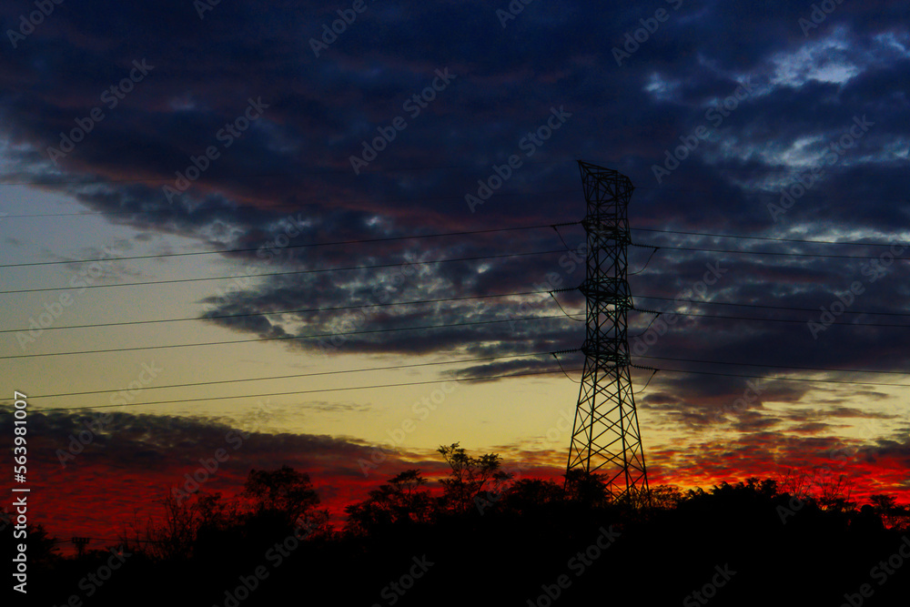 Fototapeta premium Cielo eléctrico 1