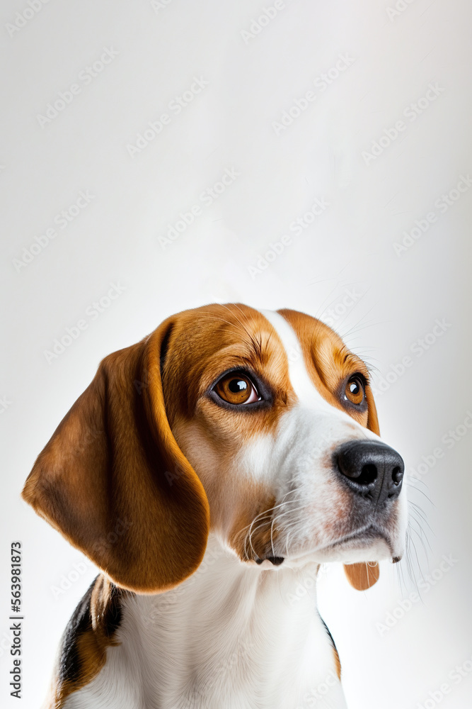 A beagle dog, Generative AI A beagle dog, Generative AI