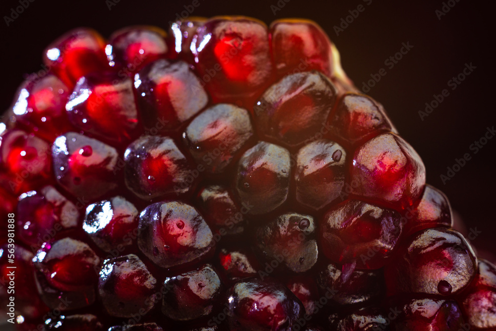 pomegranate seeds Fresh raw peeled fruit macro close up red. pomegranate seeds Fresh raw peeled fruit macro close up red.