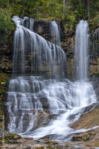 Fototapeta Naklejka Na Ścianę i Meble -  Weissbach Wasserfall bei Inzell, Bayern, Deutschland