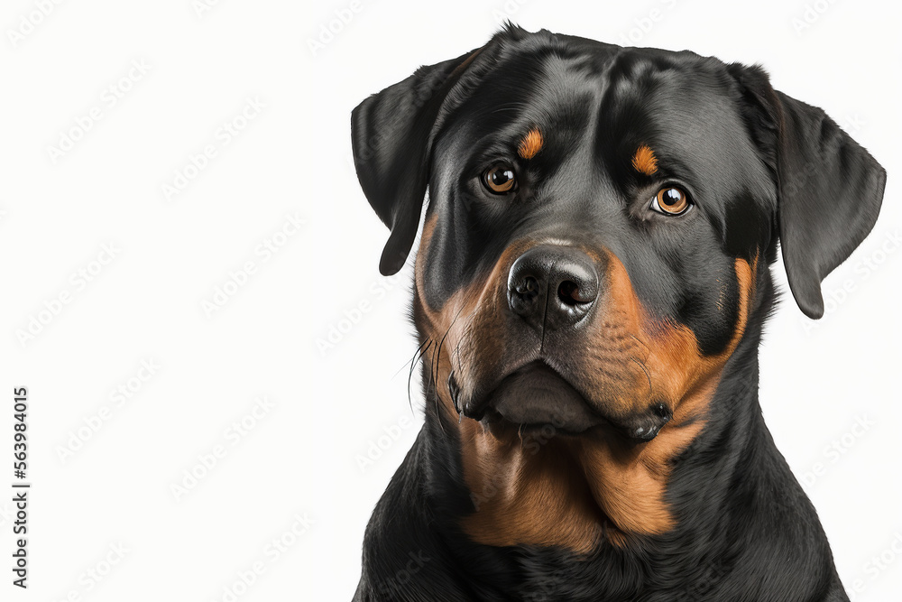 Rottweiler dog, Generative AI