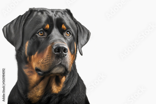 Rottweiler card design, dog, pet, animal, puppy, Generative AI