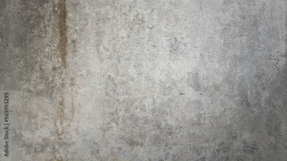 stained cement texture, rusty rough gray textured grunge concrete wall background with blank space for design. old weathered wall.