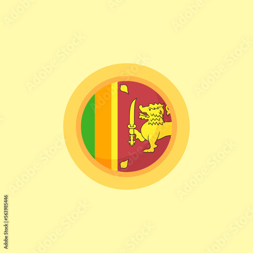 Sri Lanka - Circular Flag