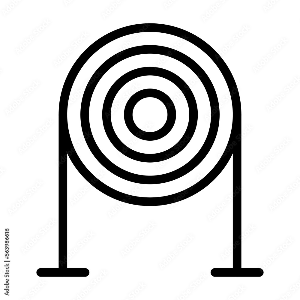 Target icon line isolated on white background. Black flat thin icon on modern outline style. Linear symbol and editable stroke. Simple and pixel perfect stroke vector illustration Target icon line isolated on white background. Black flat thin icon on modern outline style. Linear symbol and editable stroke. Simple and pixel perfect stroke vector illustration