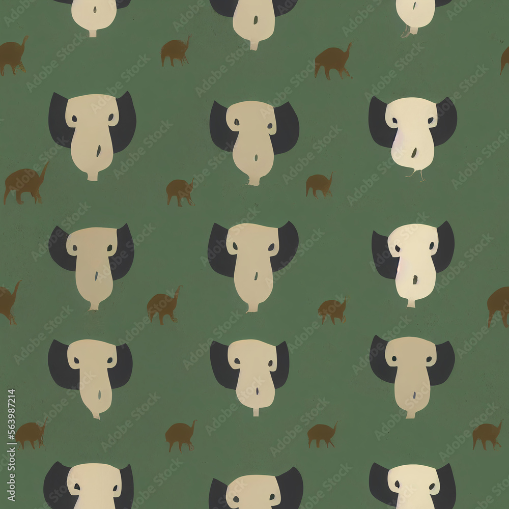 Obraz premium seamless pattern with elephants - Floya FYN055