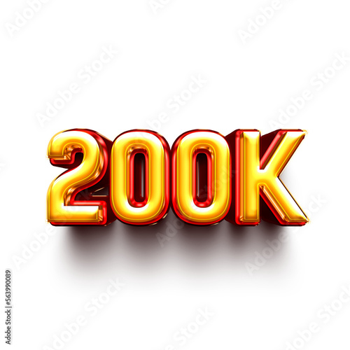 200k on transparent background