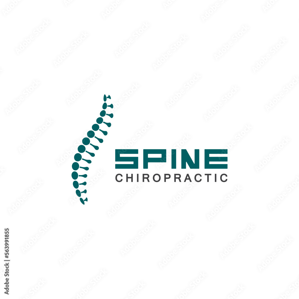 Spine logo vector illustration design template Spine logo vector illustration design template