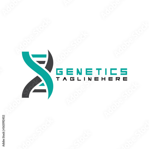 DNA vector logo design template.modern medical logotype.laboratory science icon symbol.colorful pharmacology sign-vector