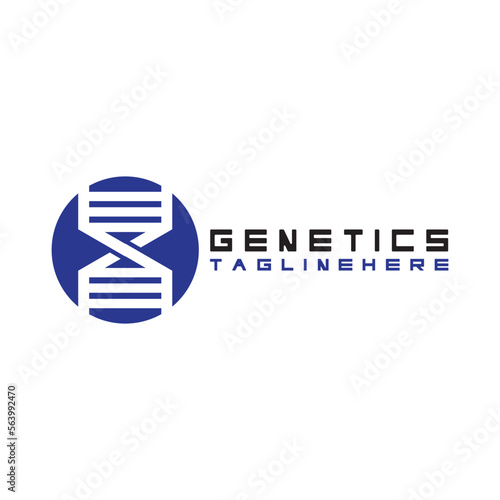 DNA vector logo design template.modern medical logotype.laboratory science icon symbol.colorful pharmacology sign-vector