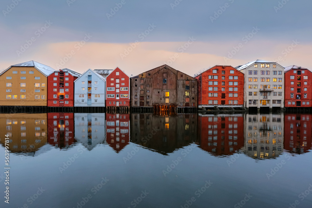 River Nidelva in Trondheim, Norway