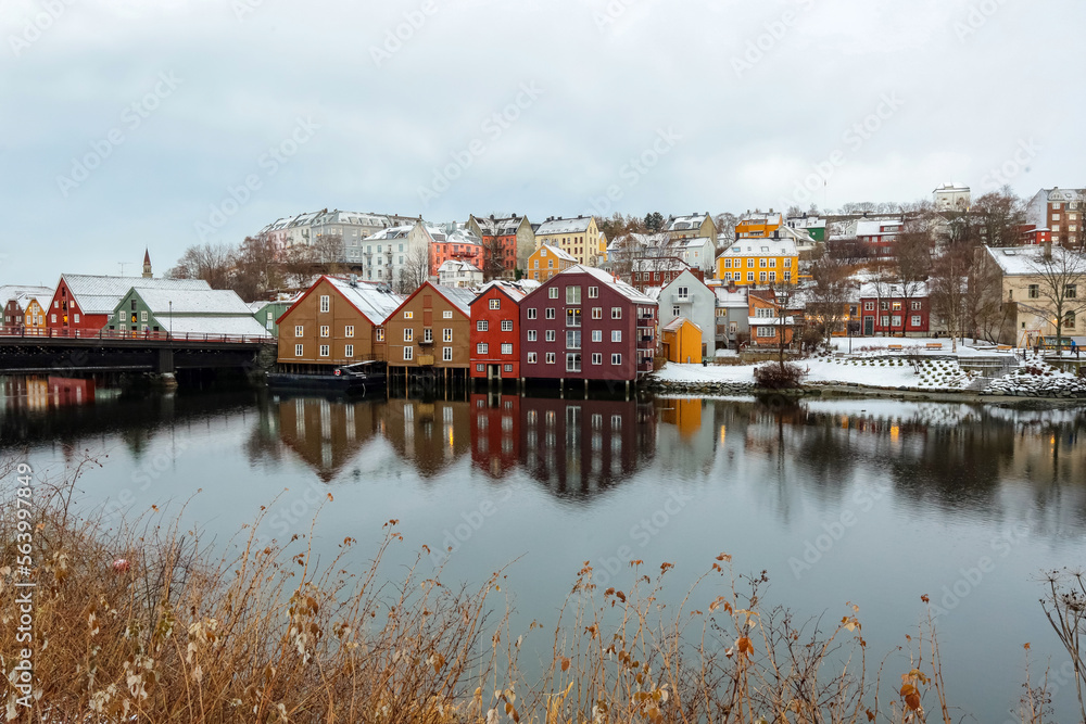 River Nidelva in Trondheim, Norway River Nidelva in Trondheim, Norway