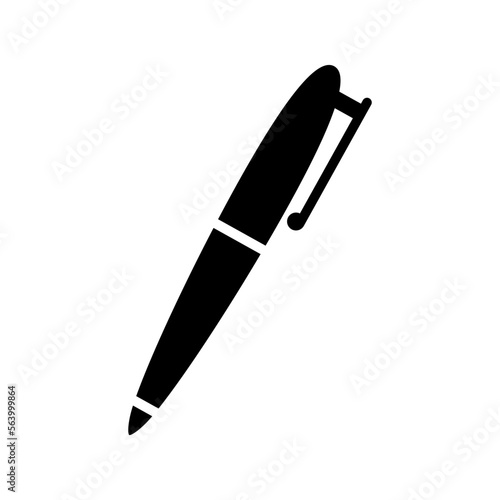 pen vector icon, writing symbol