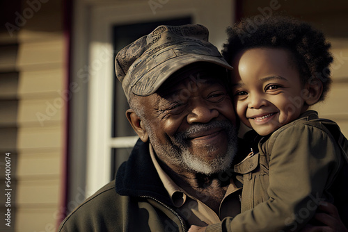 Veteran and his grandson, Generative AI