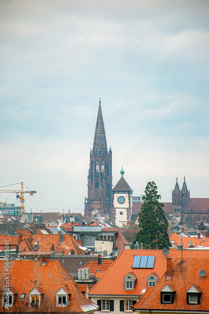 view of the town cathedral