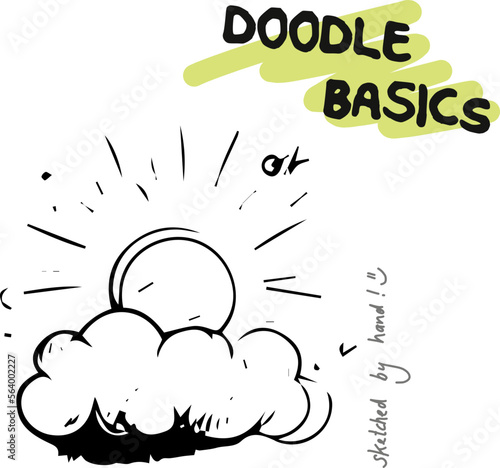 Doodle Sketchnote Template for Workshops, Seminar, Flipchart and Graphic Recording
