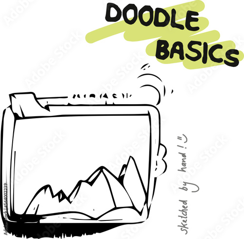 Doodle Sketchnote Template for Workshops, Seminar, Flipchart and Graphic Recording
