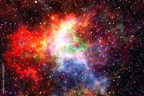 Cosmic galaxy background  - starlet universe backdrop -  starry sky nebulosity space

