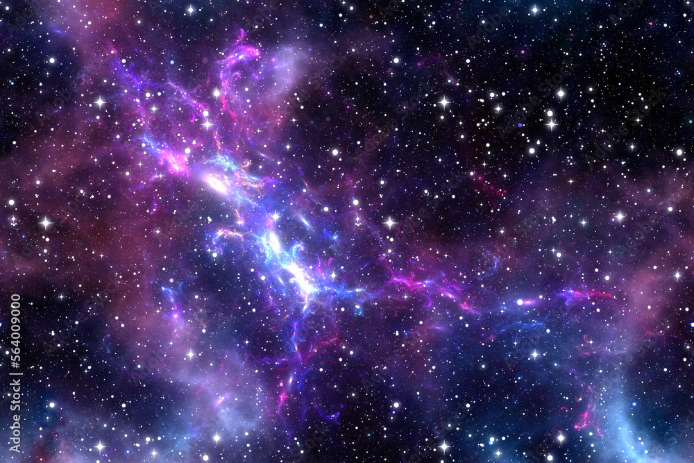 Cosmic galaxy background  - starry sky aether backdrop - universe nebulosity continuum 
