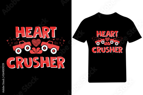 Heart crusher Valentine's Day T Shirt, 
