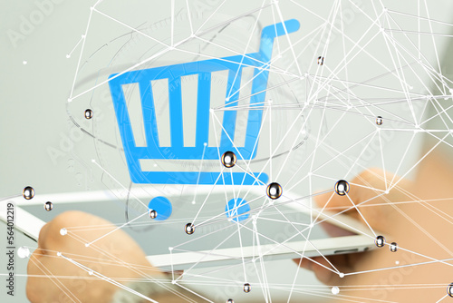 Shopping Cart Flat Design E...