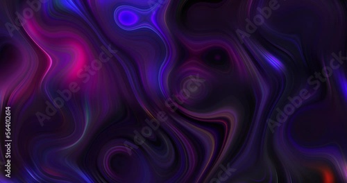 Abstract neon magenta and blue liquid dynamic background