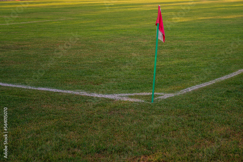 Green Grass of Football Soccer Sport Field Background