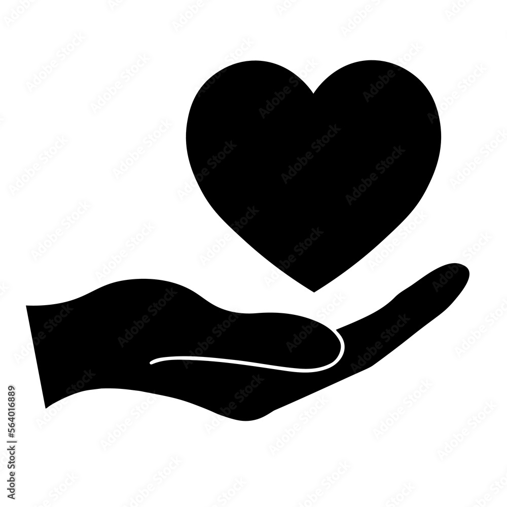 Simple illustration of heart icon for St. Valentines Day Simple illustration of heart icon for St. Valentines Day