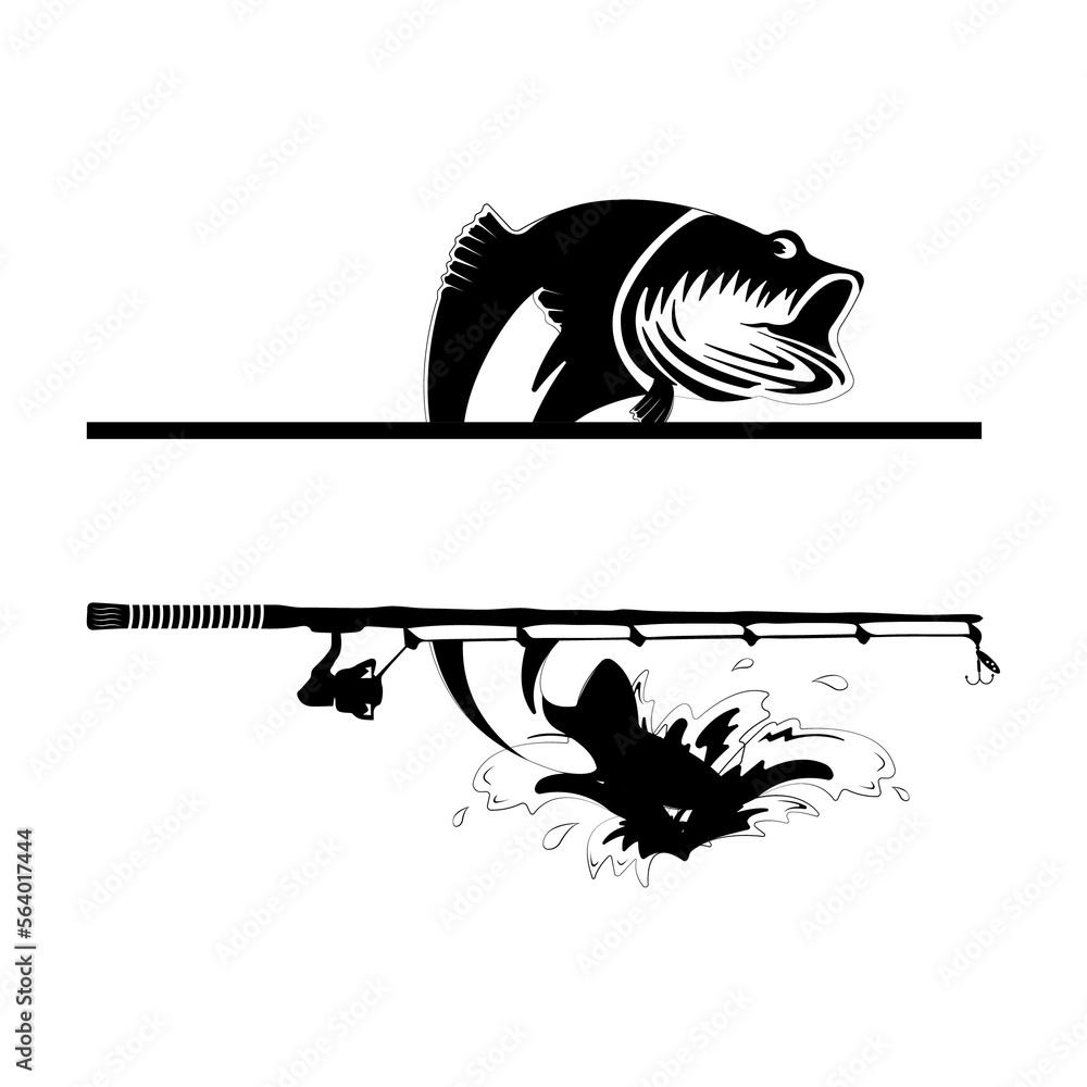 Fisherman catching fish SVG, fishing svg, fish hook svg png, fishing