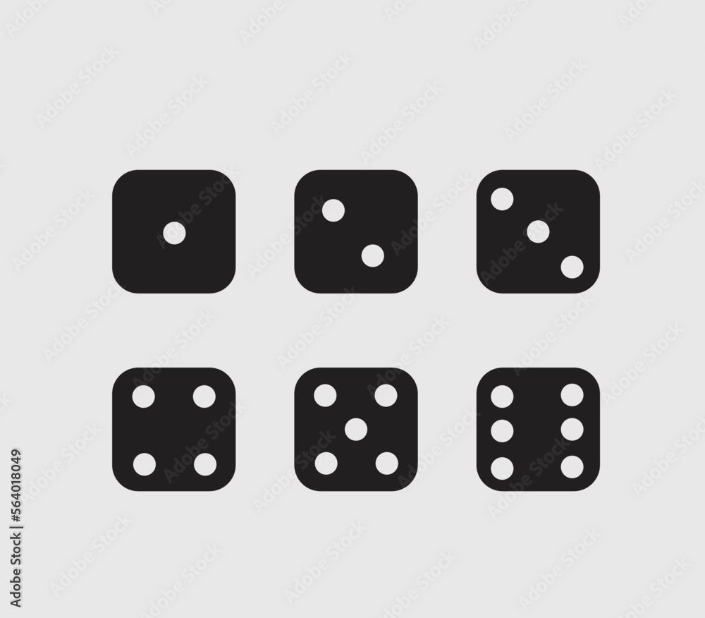 dice on white background dice on white background