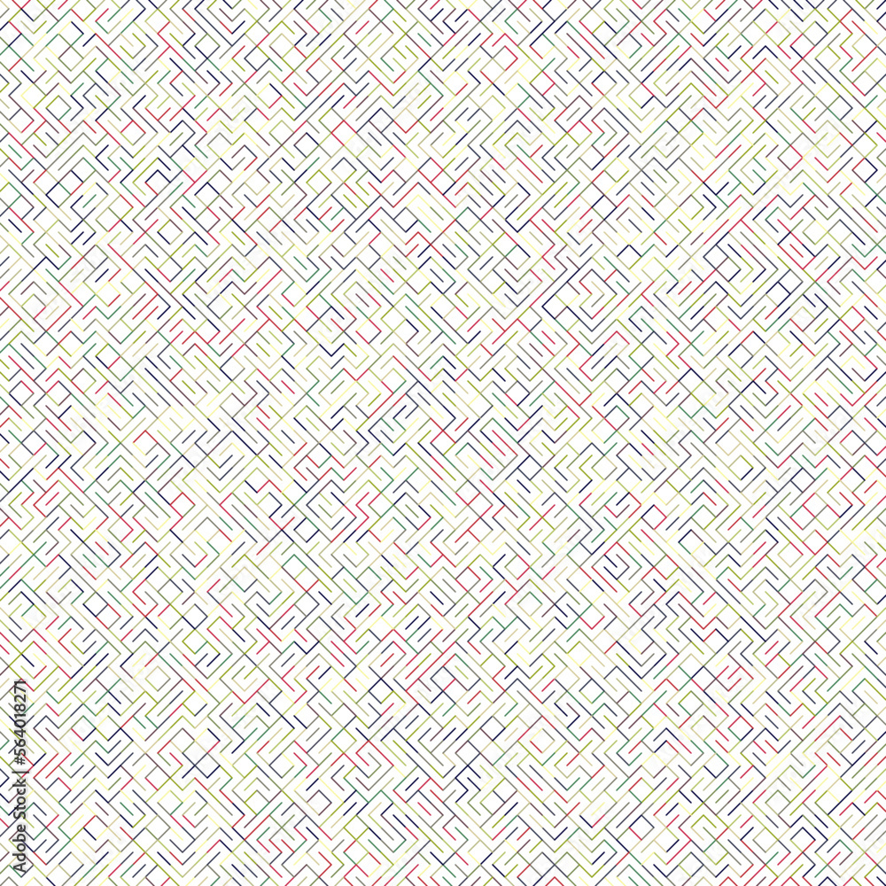 Fototapeta premium Color rotated lines background abstract illustration