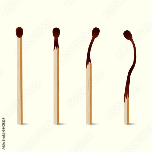 burnt matches