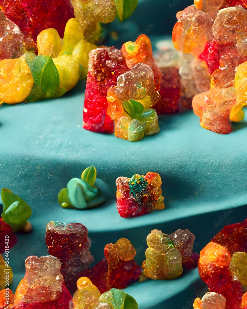 gummy bears gummy worms The Most Beautifully Illustrated Childrens