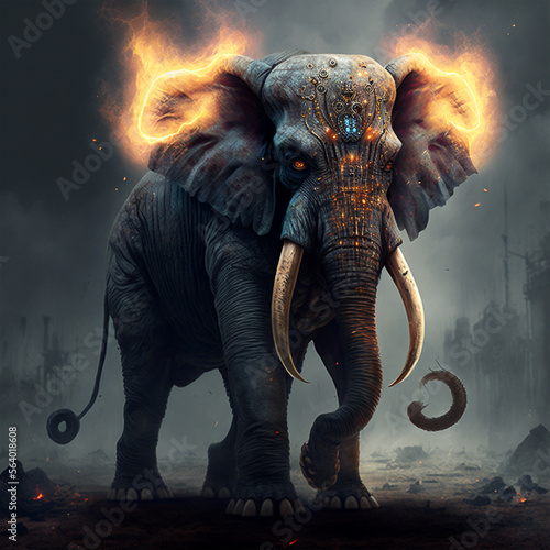 demon elephant AI