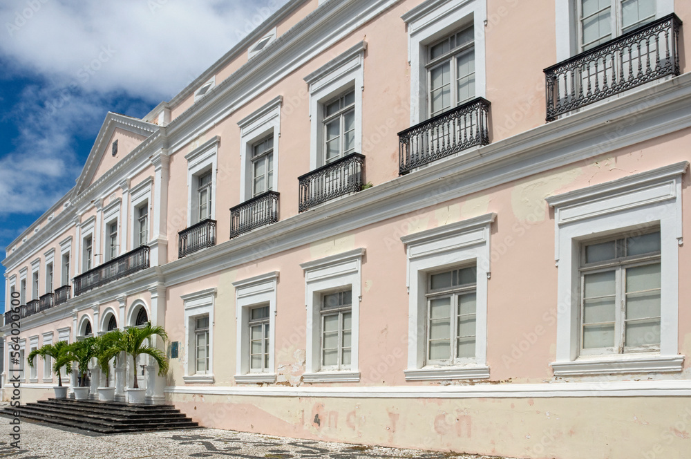 The Potengi Palace Cultural Space, or Potengi Palace was built in the end of XIX Century in Neoclassic style. It is Government’s Headquarter of Rio Grande do Norte. Brazil, April 2020