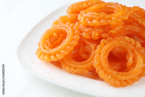 Indian Sweet Jhangri, Jalebi or Imarti. Jhangri is one of the most delicious sweets widely consumed in India.