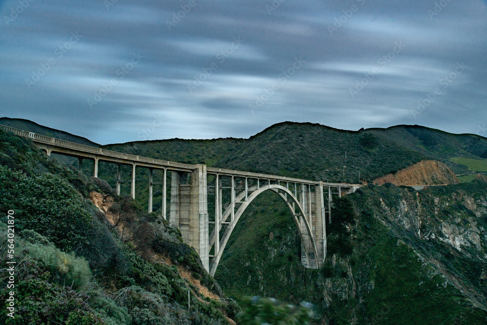 Bixby Creek Bridge also known as Bixby Canyon Bridge in California. Bixby Creek Bridge also known as Bixby Canyon Bridge in California.