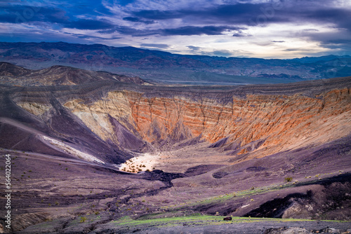 Ubehebe Crater in Death Valley National Park, California. USA