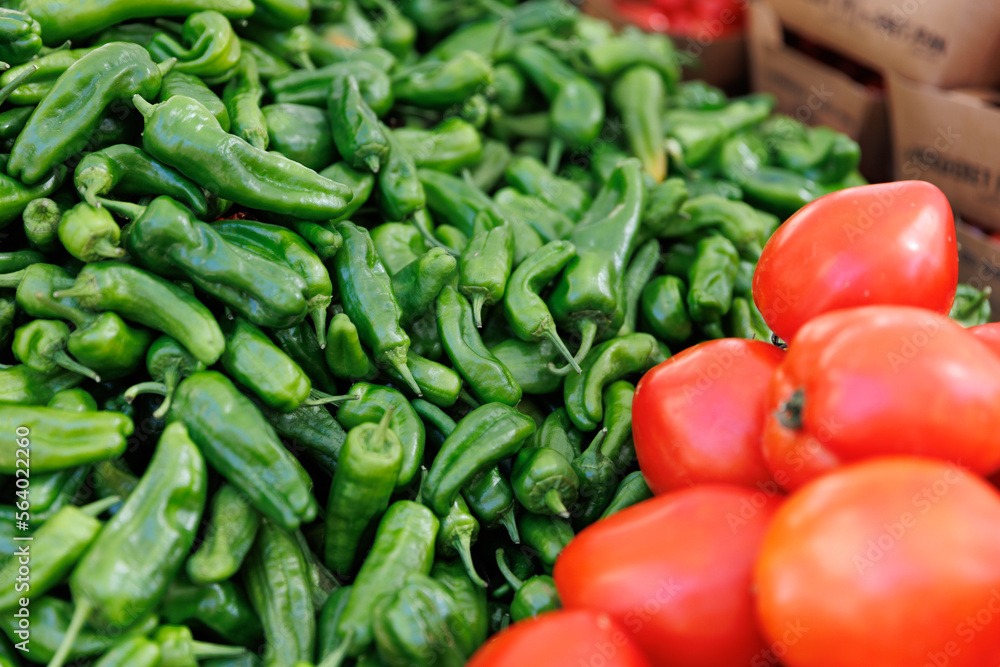 Paprika auf dem Wochenmarkt