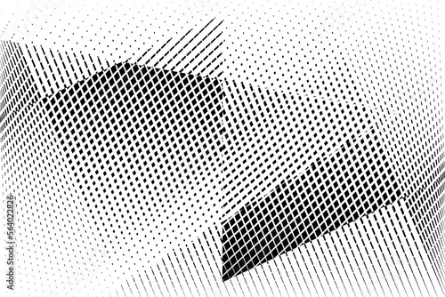 abstract halftone dots and lines background  vector texture