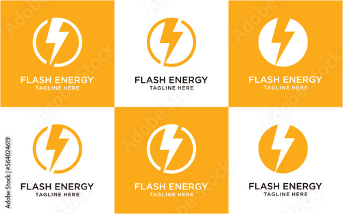 logo design flash modern template