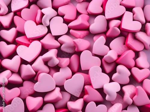pink heart background