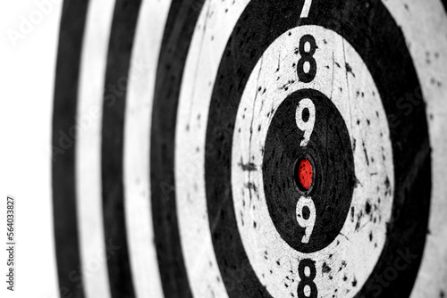 Dartboard on a white background.Darts game.Successful game.National English game.Target.