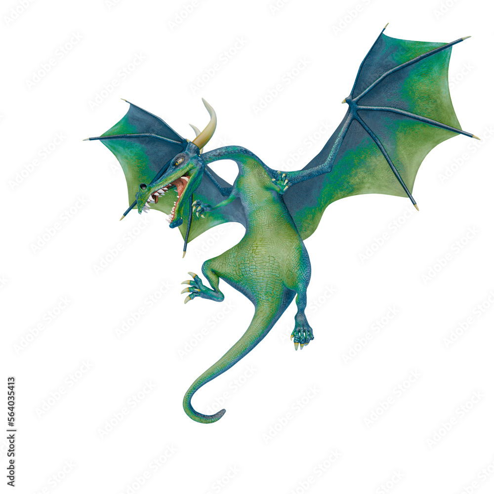 dragon cartoon floating in the air dragon cartoon floating in the air